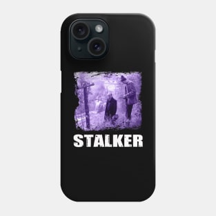 STALKERs Silhouette Mystical Threads from Tarkovsky's Cinematic Masterpiece Grace Your Tee Phone Case