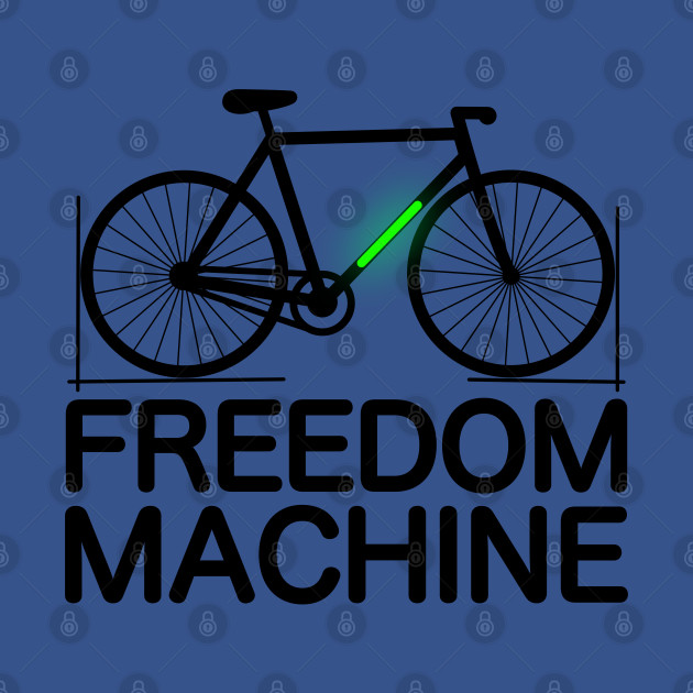 Disover Electric Bicycles "freedom machine" - E Bike - T-Shirt