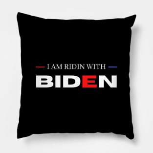 I Am Riding with Biden Harris Pillow