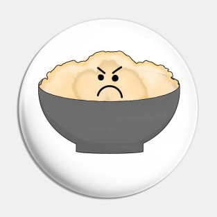 Angry Oatmeal Pin