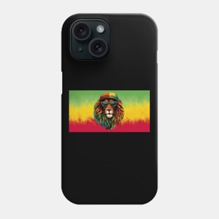 Rasta Roots, Lion Strength Phone Case