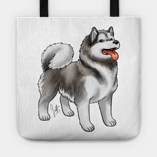 Dog - Alaskan Malamute - Gray and White Tote