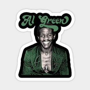 Al Green Retro 70s Style Fan Art Design Magnet