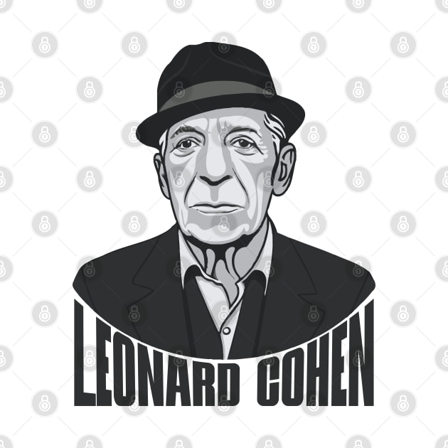 Leonard Norman Cohen Fan Art by Trendsdk