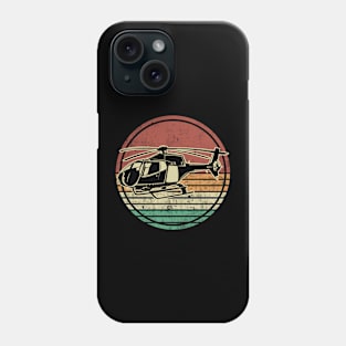 Helicopter Pilot Retro Vintage Phone Case