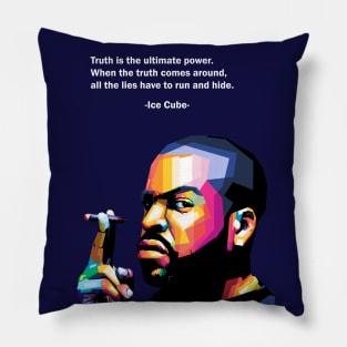 Ice Quote Cube Pillow