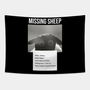 SHEEPY IS MISSING MERCH Tapestry