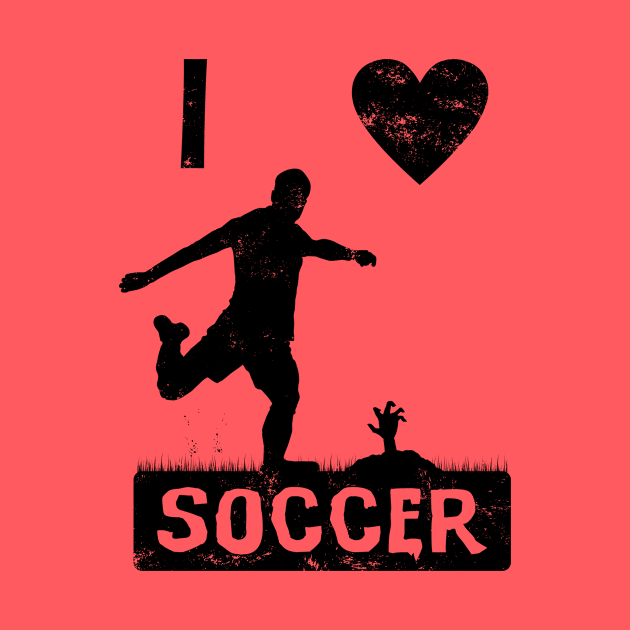 I Love Soccer soccer player by Lomitasu