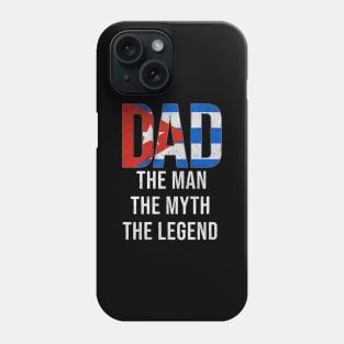 Cuban Dad The Man The Myth The Legend - Gift for Cuban Dad With Roots From Cuban Phone Case