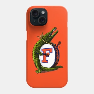 Gator on a drum Phone Case