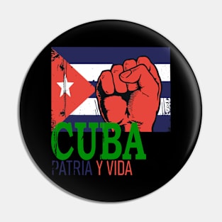 Cuba Flag Cuba Power Cuban Pride Vintage Pin