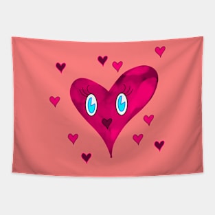 Herzchen the little red heart Tapestry