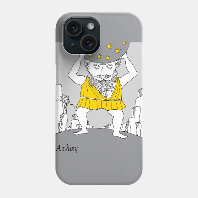 Atlas Phone Case by ruta13art