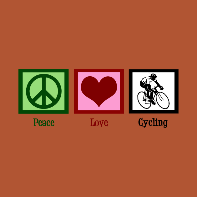 Peace Love Cycling by epiclovedesigns