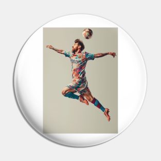 Lionel Messi Pop Art Pin