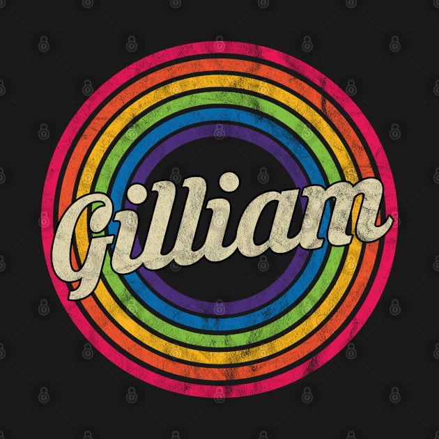 Gilliam - Retro Rainbow Faded-Style by MaydenArt