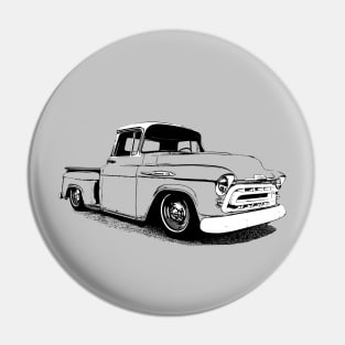 1957 Chevy 3100 - monochrome Pin