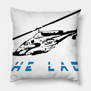 the lady/airwolf Pillow