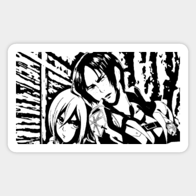 Attack On Titan Historia Ymir Attack On Titan Historia Ymir Sticker Teepublic Descending from the original at 17 meters in height, many regard the beast titan to rank among the strongest titans around. attack on titan historia ymir