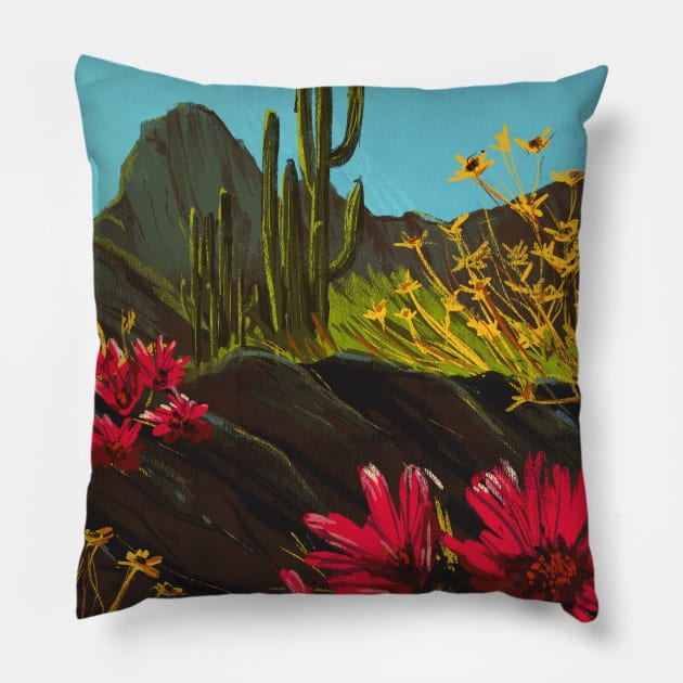 Arizona Pillow by L.M. Knight