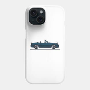 Montego blue top-down Miata NA Phone Case