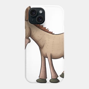 Cute Mule Drawing Phone Case