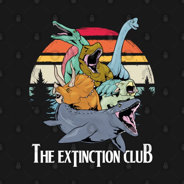 The Extinction Club: Vintage Dino Assembly by GoshWow 