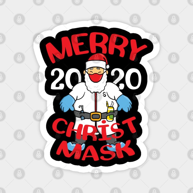 Merry Christmask 2020 Magnet by belownormal