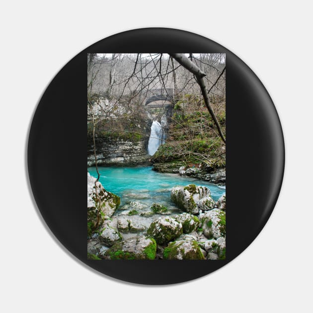 Waterfall on Kozjak River Pin by jojobob