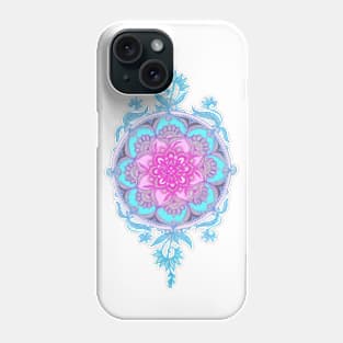 Pink, Purple and Turquoise Super Boho Medallions Phone Case