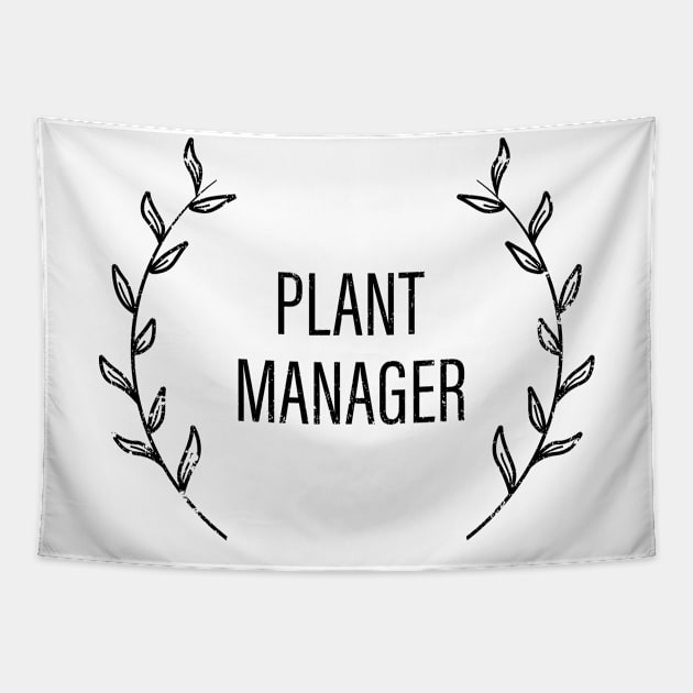 Plant Manager - Wreath Design Tapestry by Plantitas