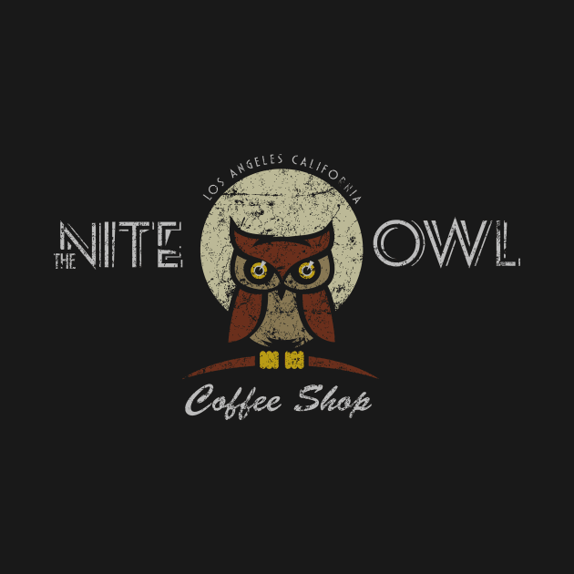 Nite Owl Coffee Shop by MindsparkCreative