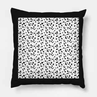 Cute Spots Dots Dalmatian Dog Print Pillow