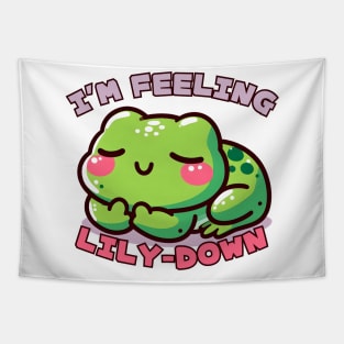 Tired frog Tapestry