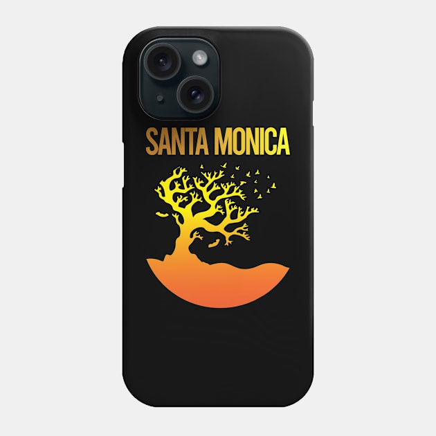 Neon Tree Art Santa Monica Phone Case by rosenbaumquinton52