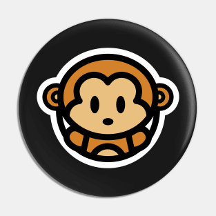 Momo Monkey Bambu Brand Banana Wukong Pin