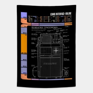 Computer Readout Showing Landing Party Scanner Tapestry
