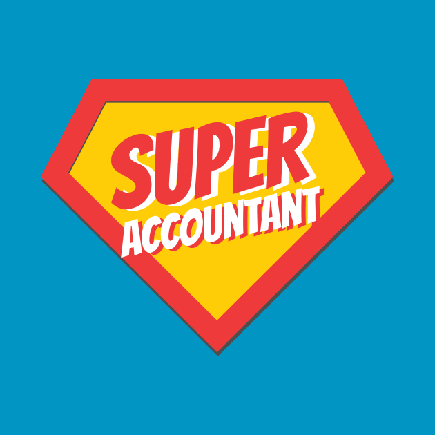 Accountant Gifts | Super Accountant by BetterManufaktur