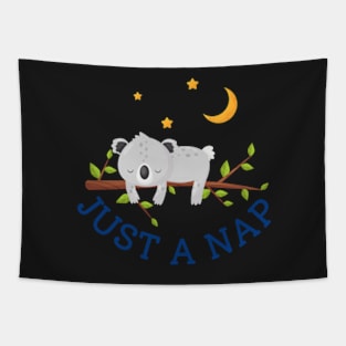 most likely to take a nap Sticker Tapestry