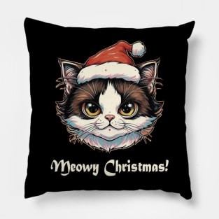 Merry Catmas! Pillow