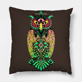 owl in bali pattern ecopop Pillow