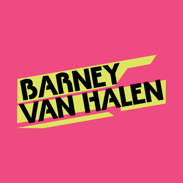 Barney Van Halen - Band Logo by RyanJGillComics