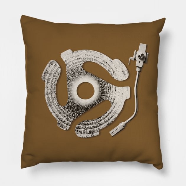 Vintage vinyl Record Lover Spacer Pillow by ArtOnTheRun