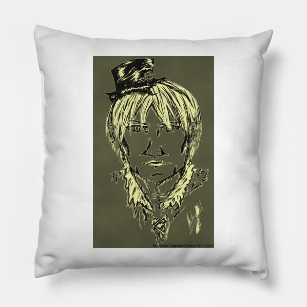 Not Your Pretty Boy. Pillow by Amber Oh!