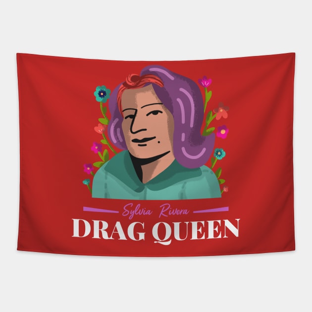 Sylvia Drag Queen Tapestry by Celebrate your pride