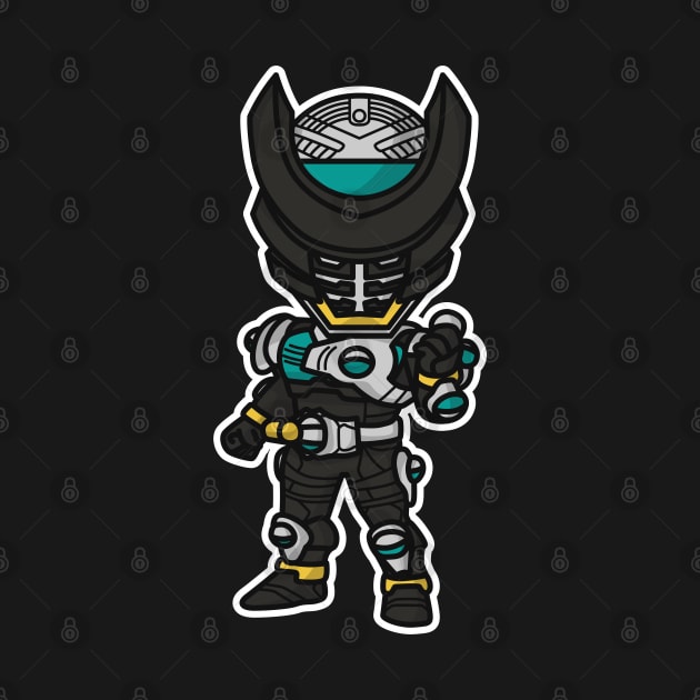 Kamen Rider Birth Chibi Style Kawaii by The Toku Verse