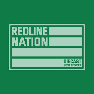 Redline Nation - Staff Car U.S. Army (White on Army Green) T-Shirt