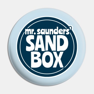 Mr Saunders Sandbox Pin