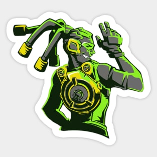 FM-Anime – Overwatch Lucio Frog Cosplay Tattoo Stickers