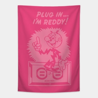 plug in reddy kilowatt pink Tapestry